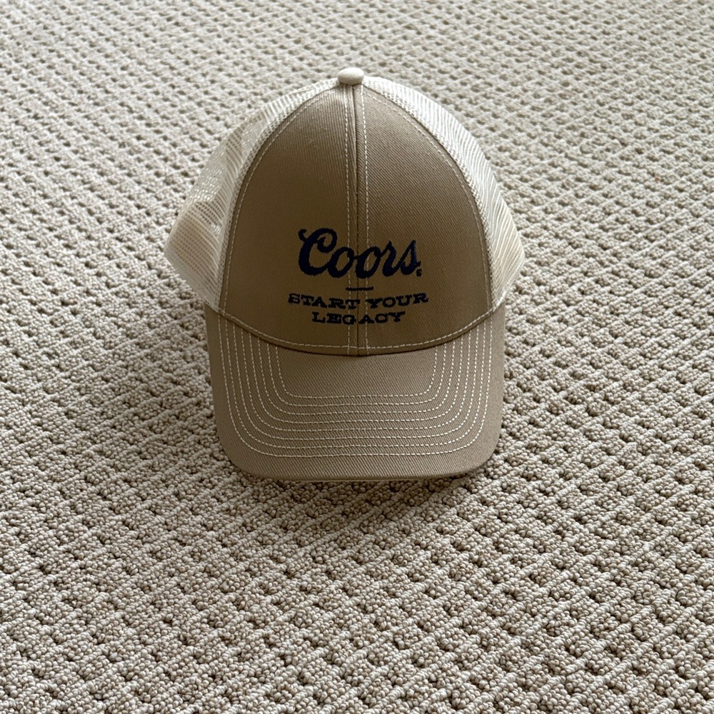 Coors Tan Trucker Hat